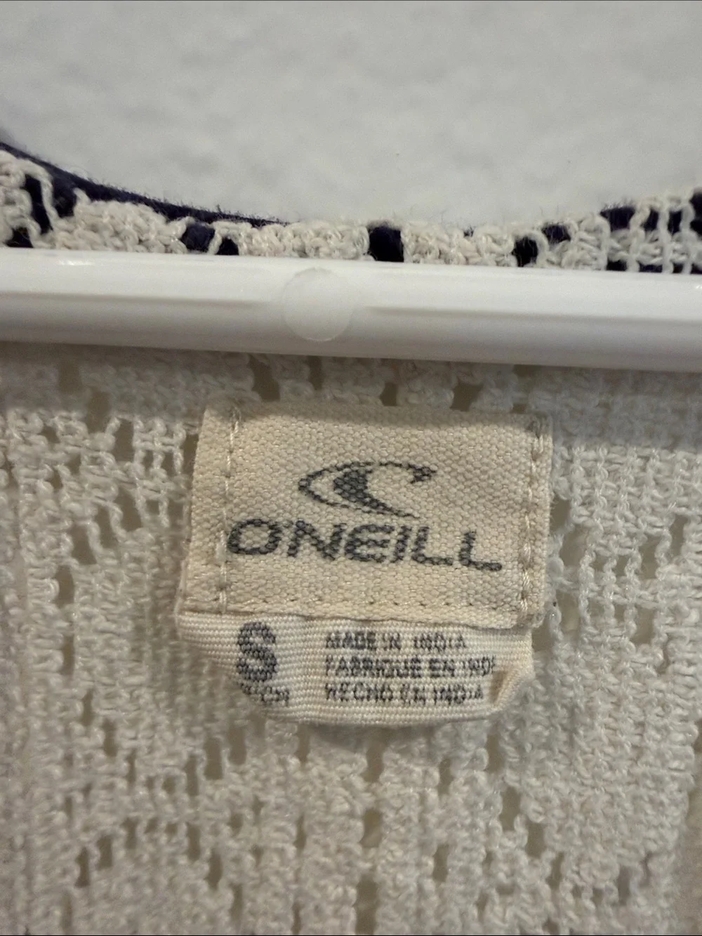 O'Neill Navy Sundress with Cream Trim